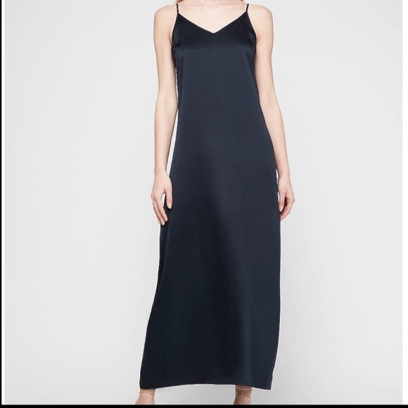 Express Maxi Satin Slip Dress - Picture 2 of 6